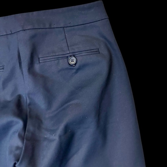 Club Monaco ‘Aveena’ Polished Zip-Pocket Side-Slit Pant in “Aviator Navy” Size 2 - Picture 15 of 16